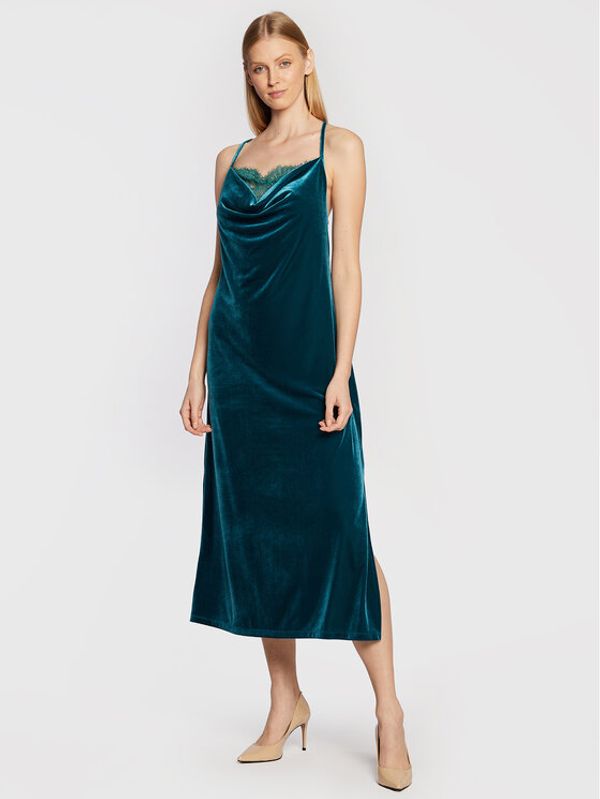 Liu Jo Liu Jo Ежедневна рокля 5F2065 J6510 Зелен Slim Fit