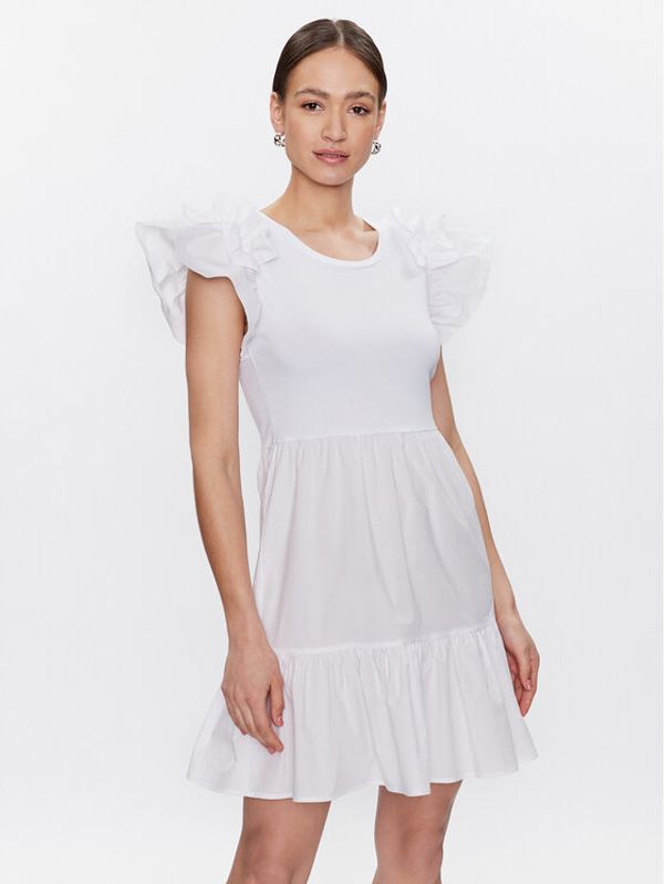 Liu Jo Liu Jo Ежедневна рокля Abito WA3045 J7821 Бял Regular Fit