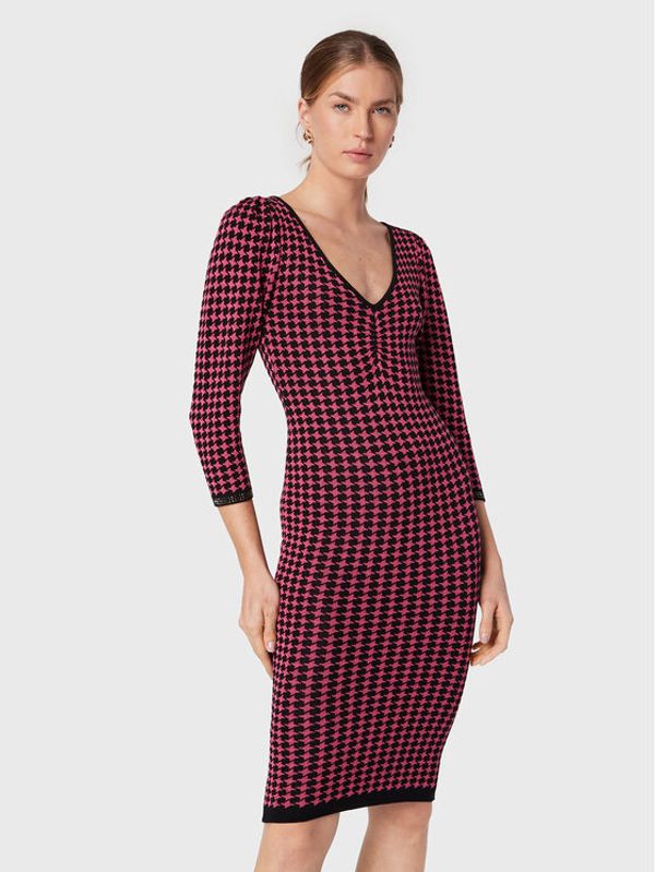 Liu Jo Liu Jo Ежедневна рокля CF2097 MA95H Розов Slim Fit