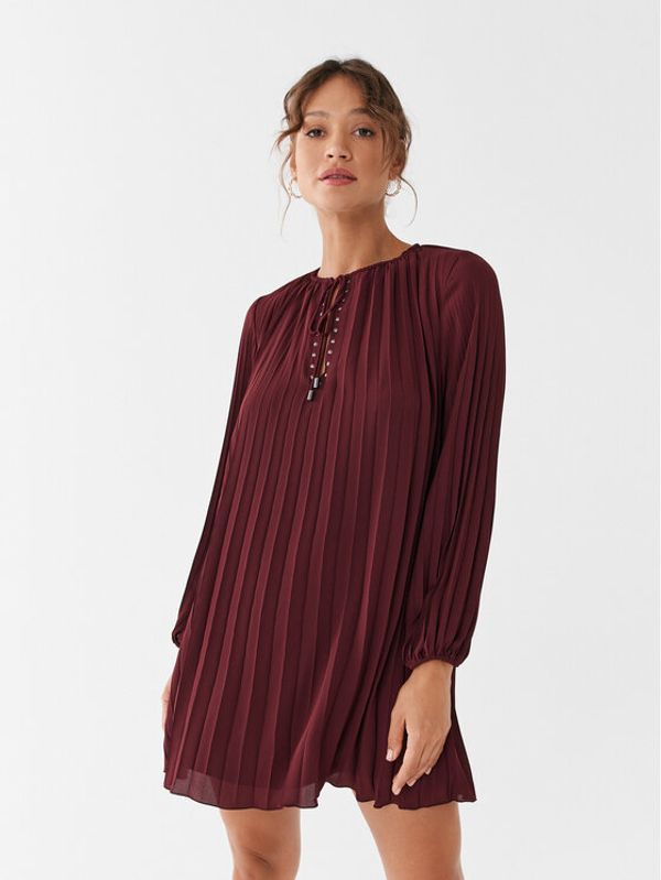 Liu Jo Liu Jo Ежедневна рокля MF3399 T0414 Бордо Relaxed Fit