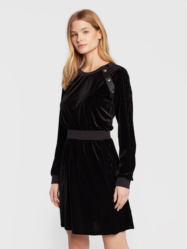 Liu Jo Liu Jo Ежедневна рокля TF2130 J6259 Черен Regular Fit