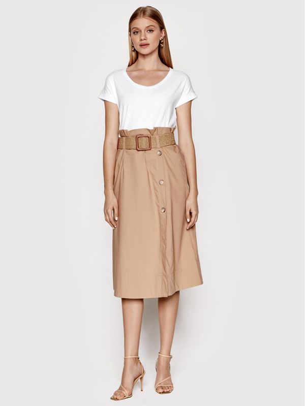 Liu Jo Liu Jo Ежедневна рокля WA2392 J7821 Бежов Regular Fit