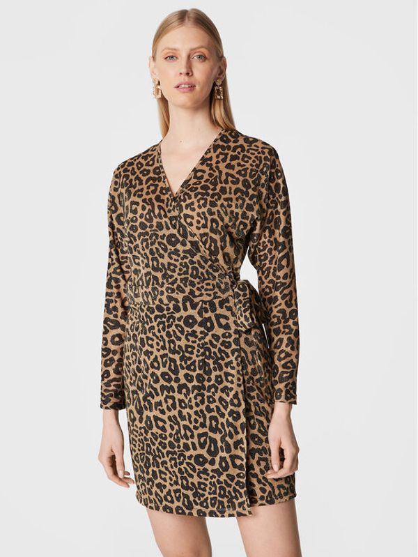 Liu Jo Liu Jo Ежедневна рокля WF2233 J4039 Кафяв Regular Fit