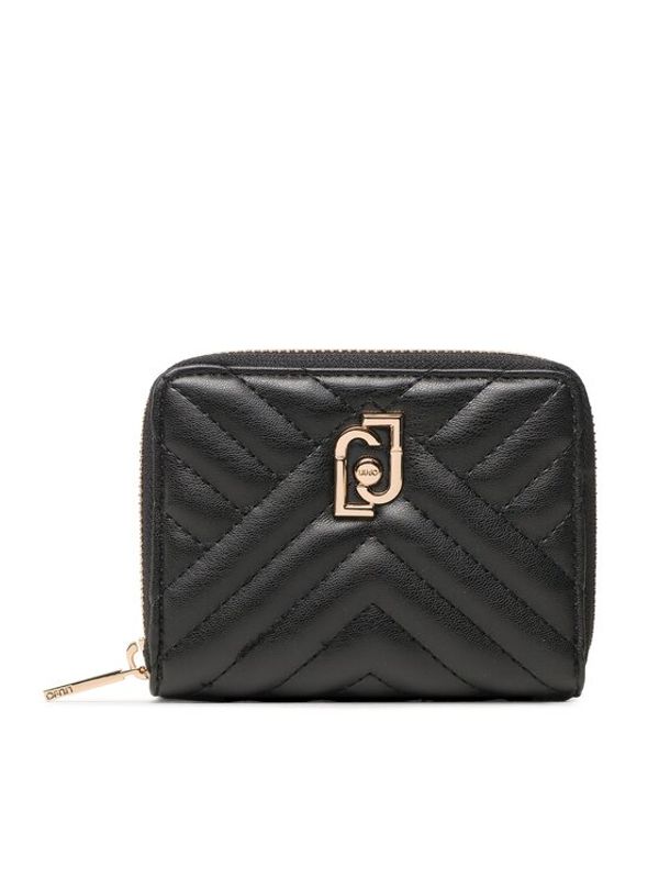 Liu Jo Liu Jo Голям дамски портфейл Ecs M Zip Around AA3228 E0426 Черен