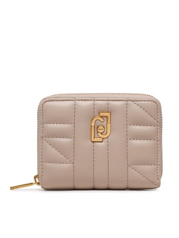 Liu Jo Liu Jo Голям дамски портфейл Ecs M Zip Around AF3128 E0426 Бежов