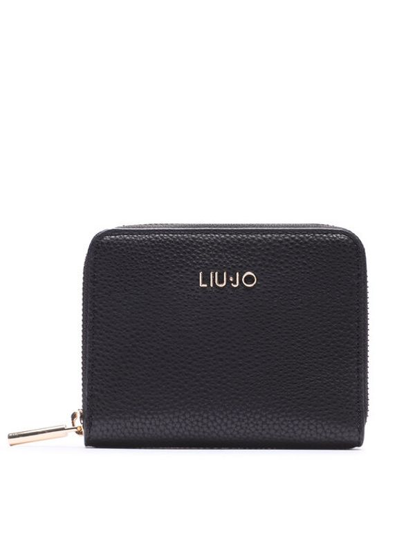 Liu Jo Liu Jo Голям дамски портфейл Ecs M Zip Around AF3419 E0086 Черен