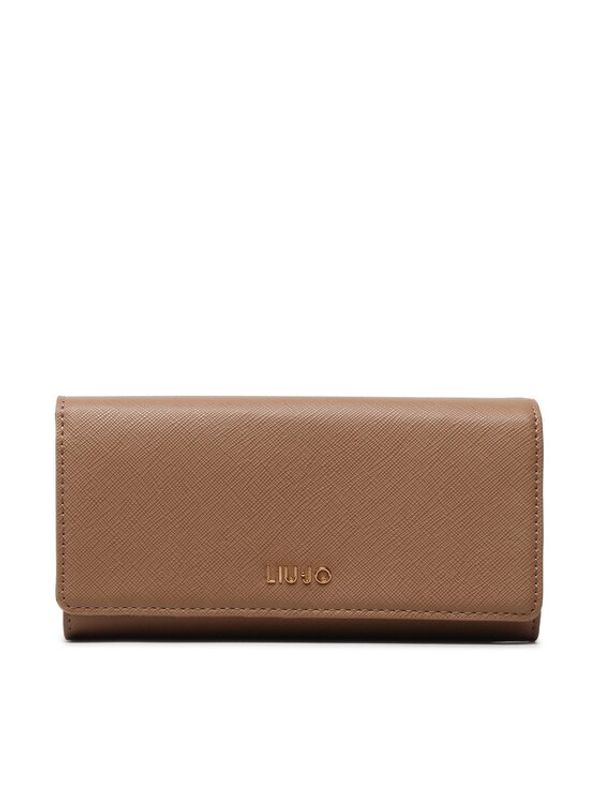Liu Jo Liu Jo Голям дамски портфейл Ecs Xl Bifold AA3278 E0087 Кафяв