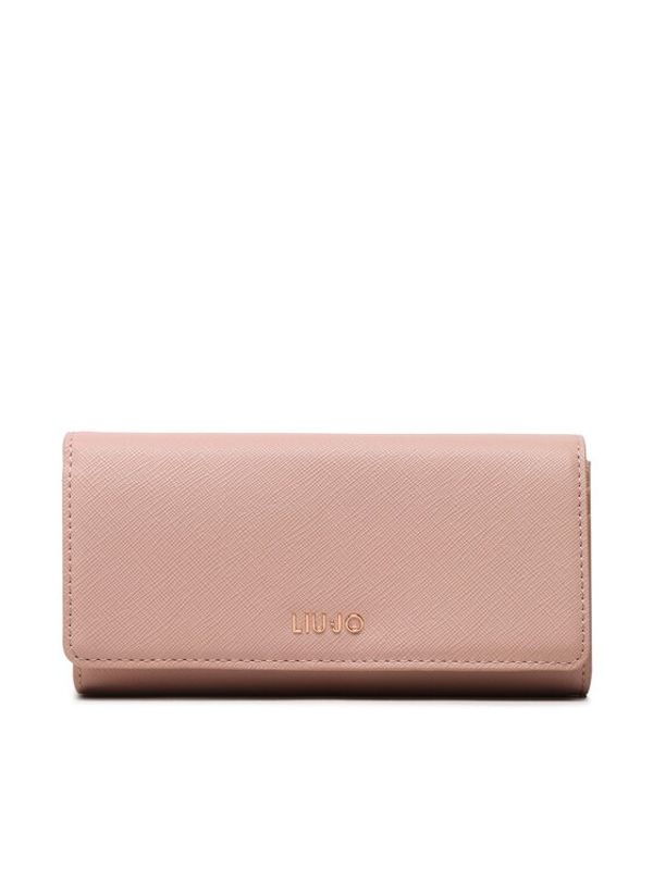Liu Jo Liu Jo Голям дамски портфейл Ecs Xl Bifold AA3278 E0087 Розов