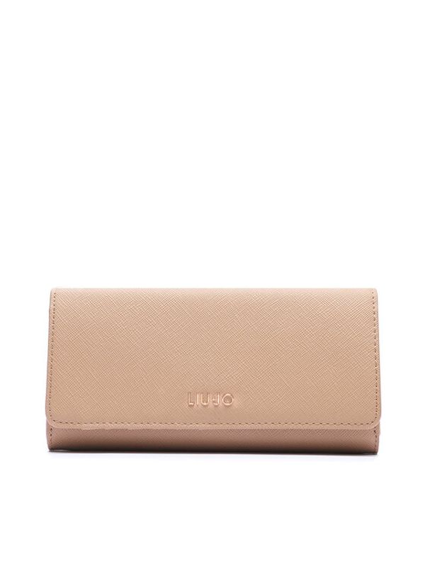 Liu Jo Liu Jo Голям дамски портфейл Ecs Xl Bifold AF3385 E0087 Кафяв