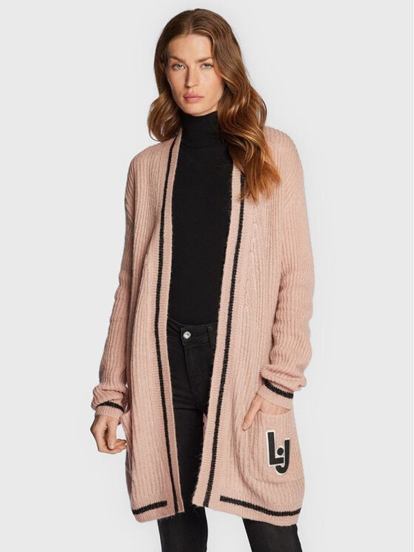Liu Jo Liu Jo Кардиган 5F2015 MA23L Розов Regular Fit
