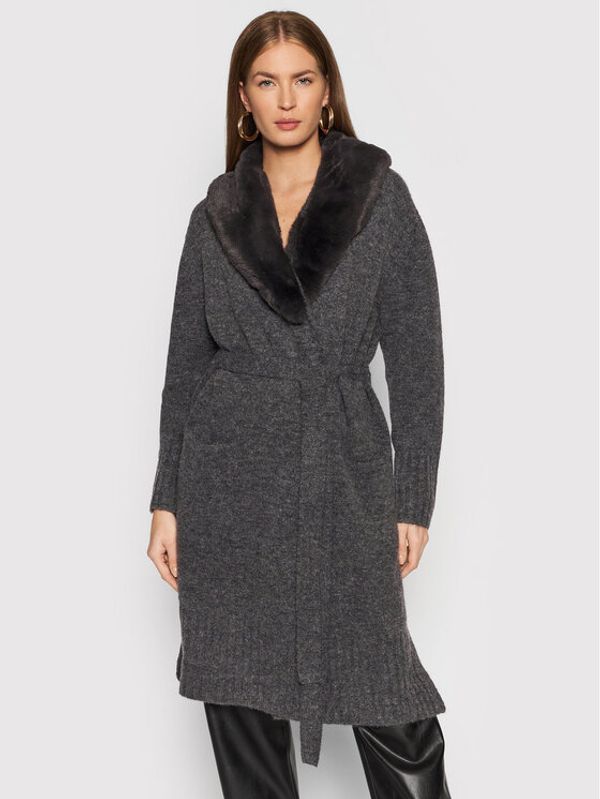 Liu Jo Liu Jo Кардиган WF1431 MA04M Сив Regular Fit