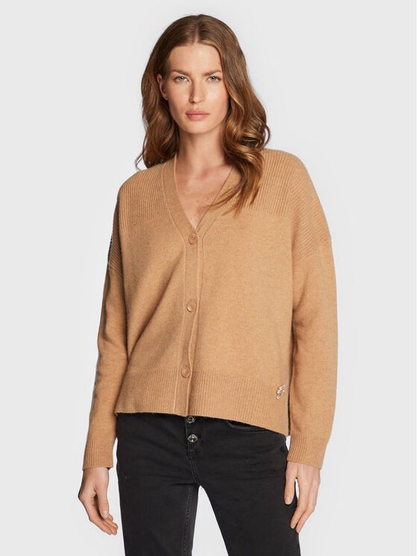 Liu Jo Liu Jo Кардиган WF2266 MA72L Кафяв Regular Fit
