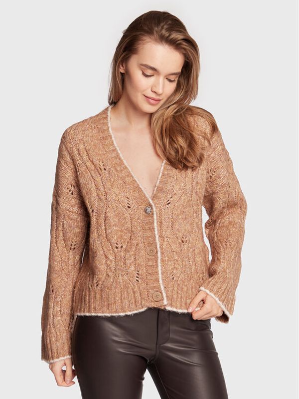 Liu Jo Liu Jo Кардиган WF2271 MA05N Бежов Regular Fit
