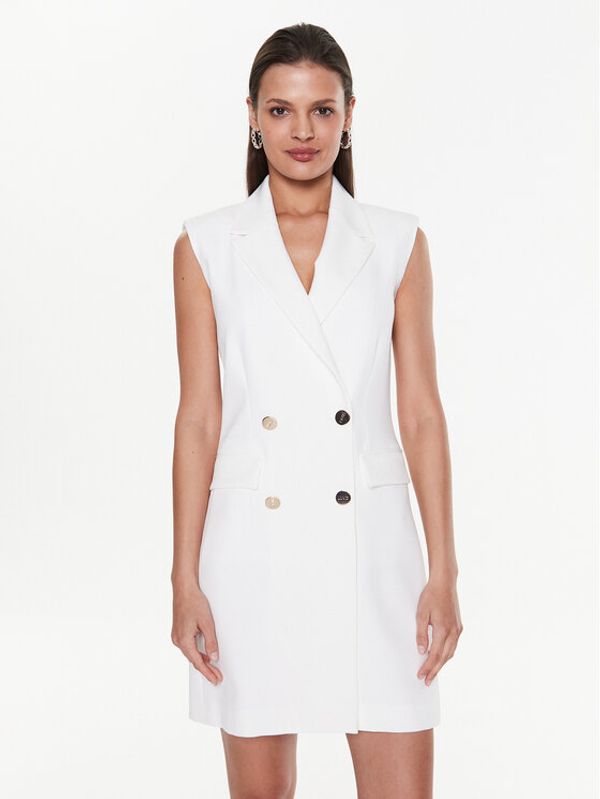 Liu Jo Liu Jo Коктейлна рокля CA3046 T2200 Бял Regular Fit