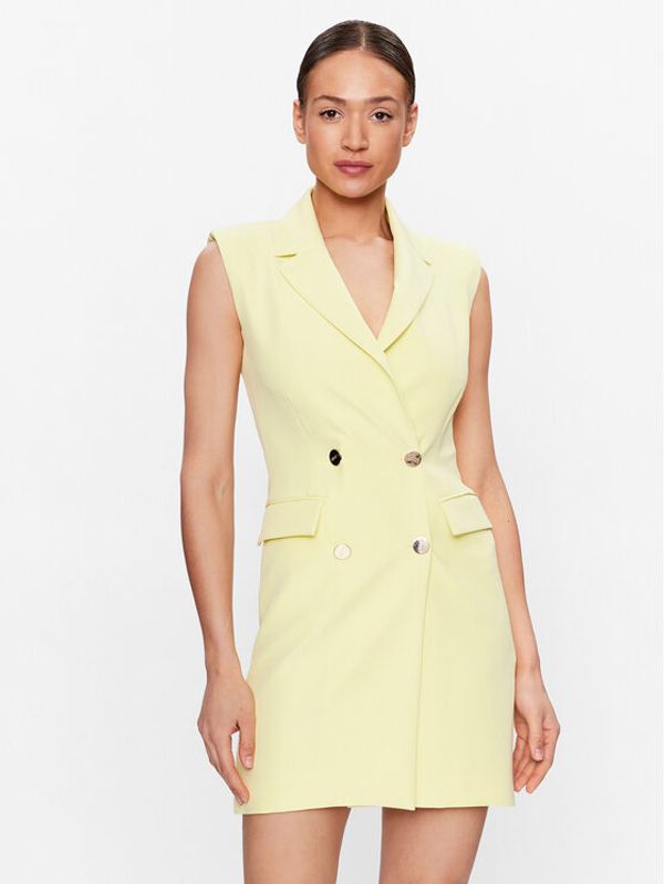 Liu Jo Liu Jo Коктейлна рокля CA3046 T2200 Жълт Regular Fit