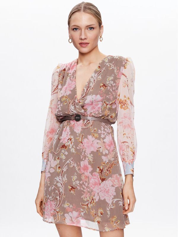 Liu Jo Liu Jo Коктейлна рокля CA3427 TS030 Бежов Regular Fit