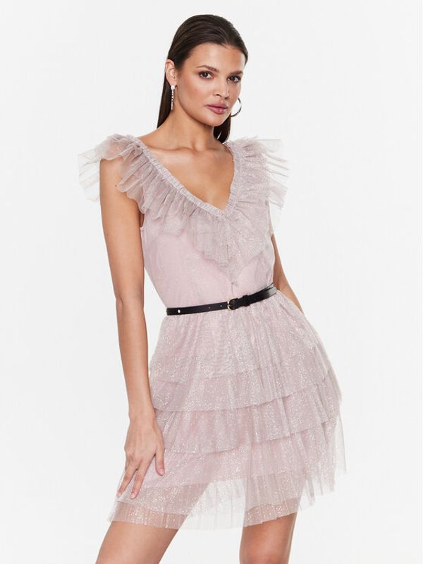 Liu Jo Liu Jo Коктейлна рокля WA3322 J4502 Бежов Regular Fit