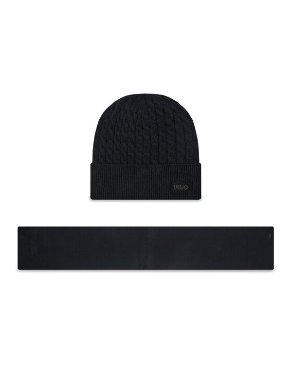 Liu Jo Liu Jo Комплект шал и шапка 2F3012 M0300 Черен