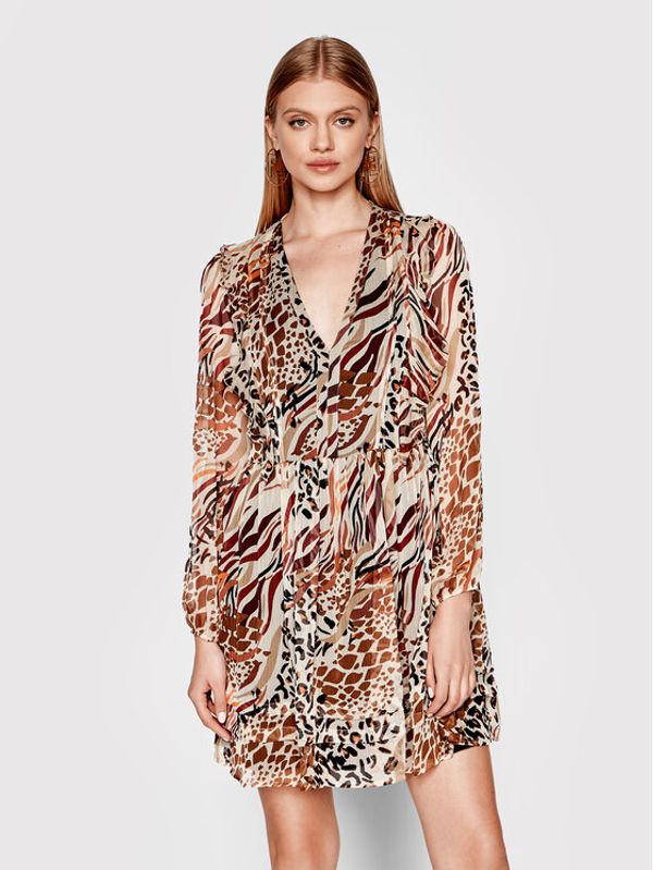 Liu Jo Liu Jo Лятна рокля WA2393 T5959 Кафяв Regular Fit