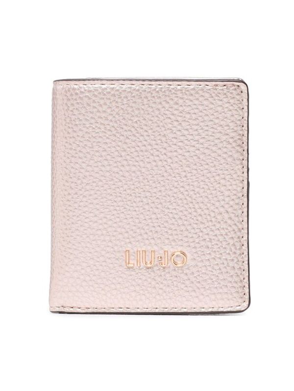 Liu Jo Liu Jo Малък дамски портфейл Ecs Xs Bifold AA3268 E0086 Златист
