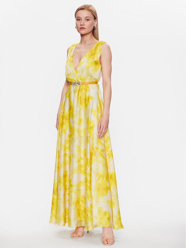 Liu Jo Liu Jo Официална рокля CA3416 T2514 Жълт Regular Fit