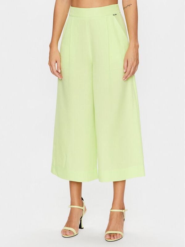 Liu Jo Liu Jo Панталони тип кюлоти WA3476 T4818 Зелен Relaxed Fit