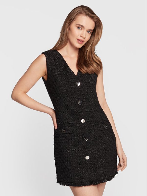 Liu Jo Liu Jo Плетена рокля CF2291 T2491 Черен Regular Fit