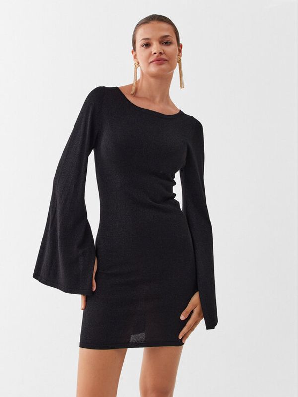 Liu Jo Liu Jo Плетена рокля CF3189 MS32N Черен Regular Fit