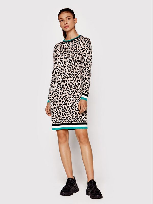 Liu Jo Liu Jo Плетена рокля TF2267 MA71M Бежов Regular Fit