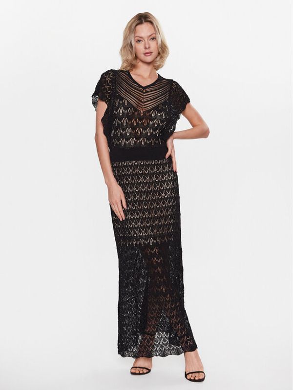 Liu Jo Liu Jo Плетена рокля WA3473 MS007 Черен Regular Fit