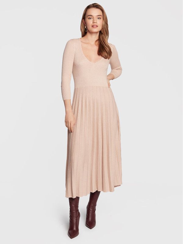 Liu Jo Liu Jo Плетена рокля WF2008 MA64J Бежов Regular Fit