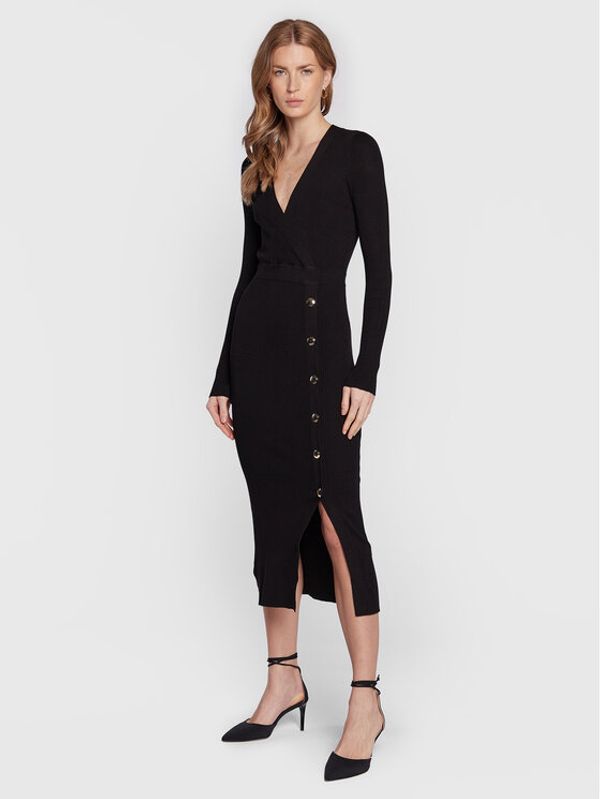 Liu Jo Liu Jo Плетена рокля WF2281 MS49I Черен Slim Fit