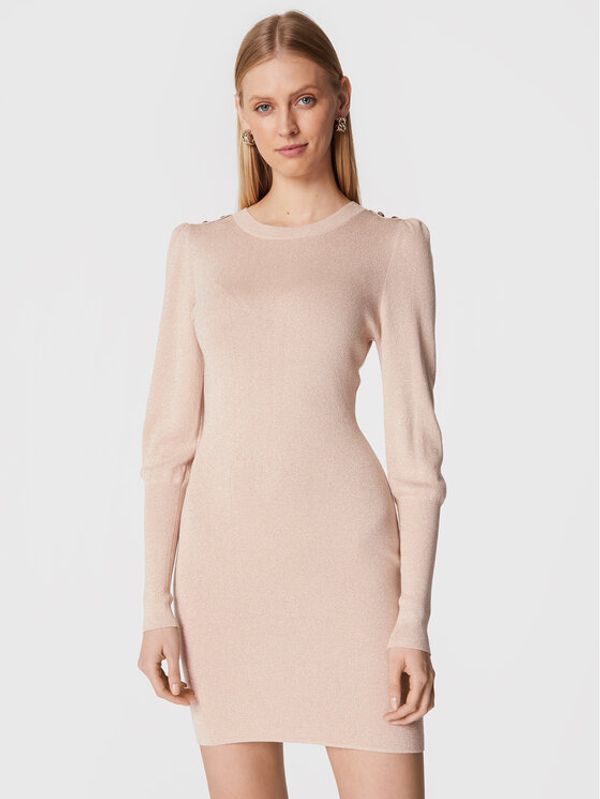 Liu Jo Liu Jo Плетена рокля WF2305 MA64J Бежов Slim Fit