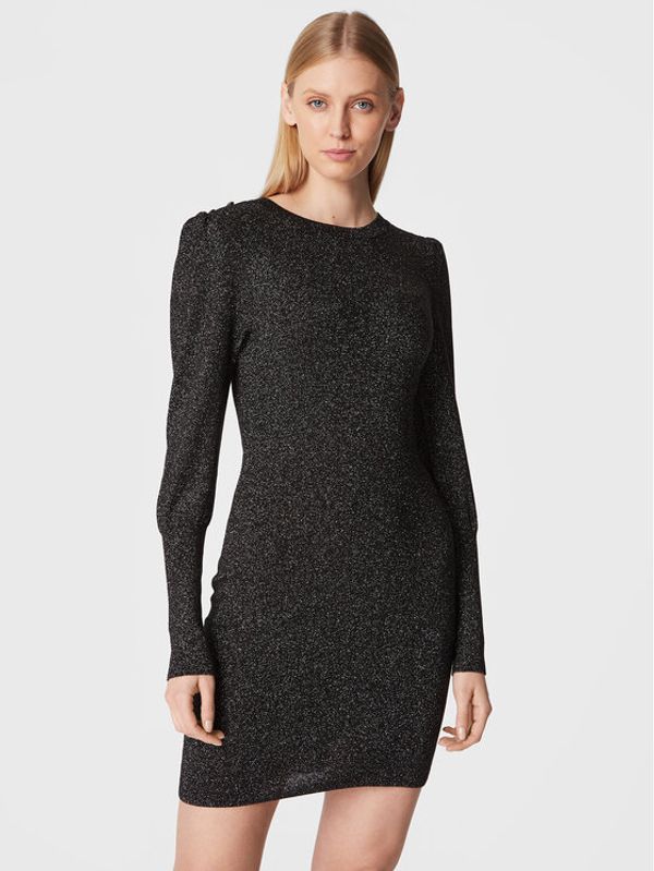 Liu Jo Liu Jo Плетена рокля WF2305 MA64J Черен Slim Fit