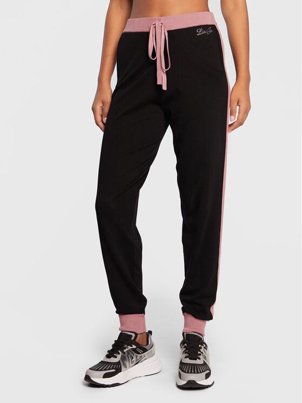 Liu Jo Liu Jo Плетени панталони 5F2012 MA49I Черен Regular Fit