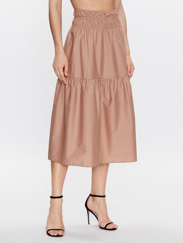 Liu Jo Liu Jo Пола Gonna Ts Nav Lunga WA3425 T3246 Бежов Regular Fit