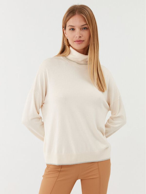 Liu Jo Liu Jo Поло MF3390 MS49I Екрю Regular Fit