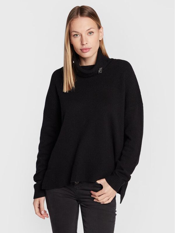 Liu Jo Liu Jo Поло WF2265 MA72L Черен Regular Fit