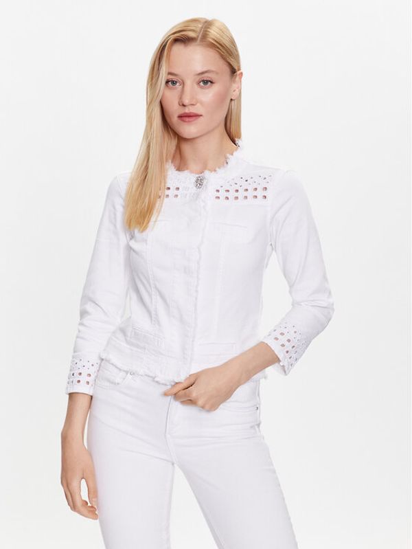 Liu Jo Liu Jo Преходно яке WA3230 T4033 Бял Regular Fit