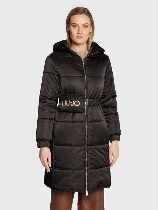 Liu Jo Liu Jo Пухено яке WF2093 T3176 Черен Regular Fit