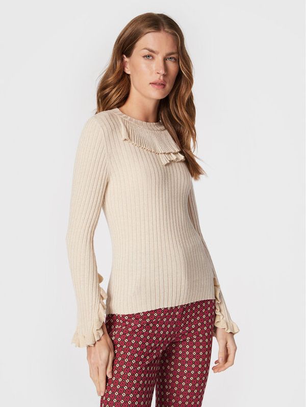 Liu Jo Liu Jo Пуловер CF2110 MA64J Бежов Regular Fit