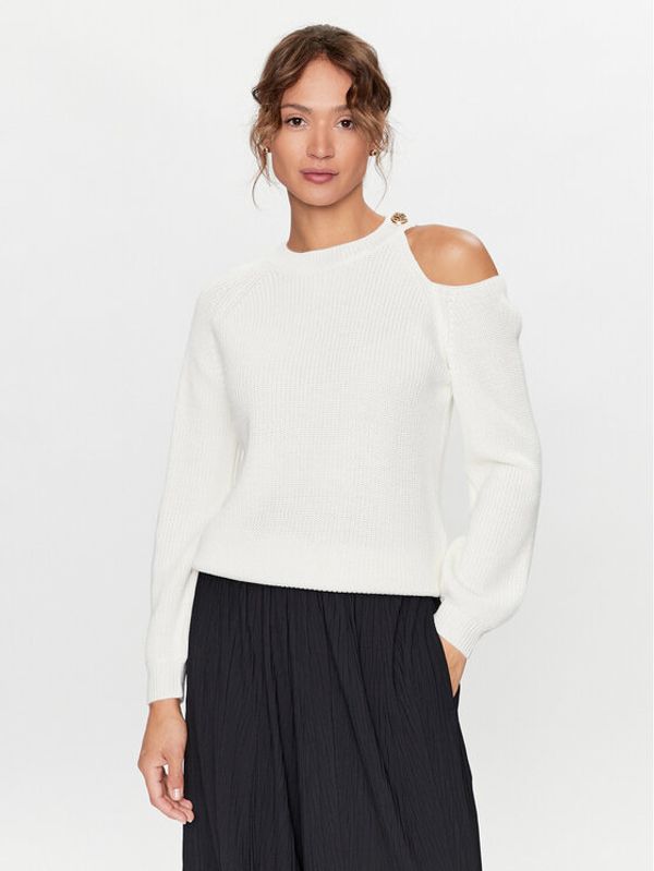 Liu Jo Liu Jo Пуловер CF3042 MA51I Бял Regular Fit