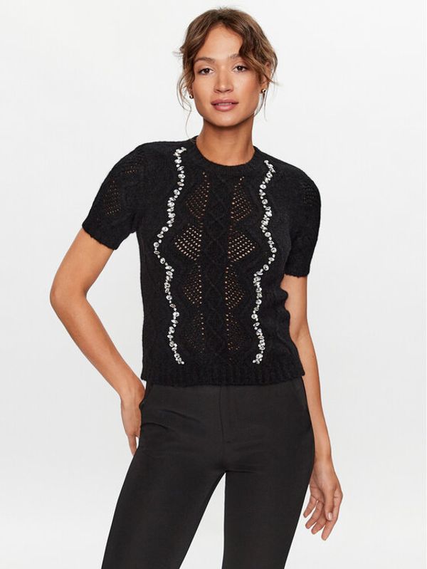 Liu Jo Liu Jo Пуловер CF3068 MA84N Черен Slim Fit