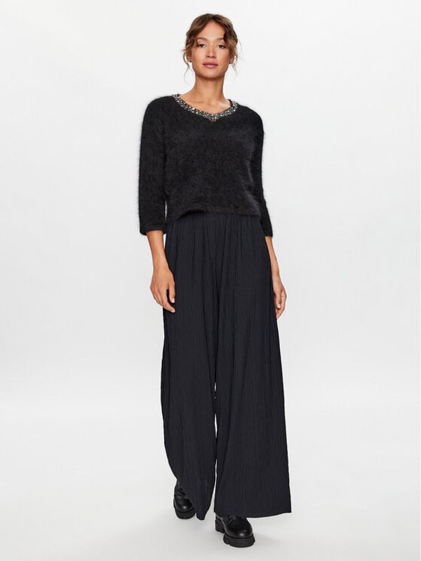 Liu Jo Liu Jo Пуловер CF3225 MA97L Черен Regular Fit