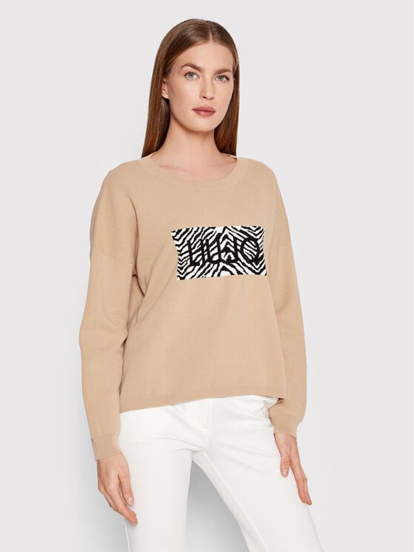 Liu Jo Liu Jo Пуловер WA2524 MA54M Бежов Regular Fit