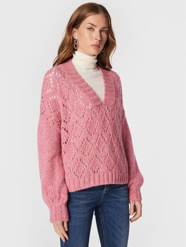 Liu Jo Liu Jo Пуловер WF2272 MA10N Розов Regular Fit