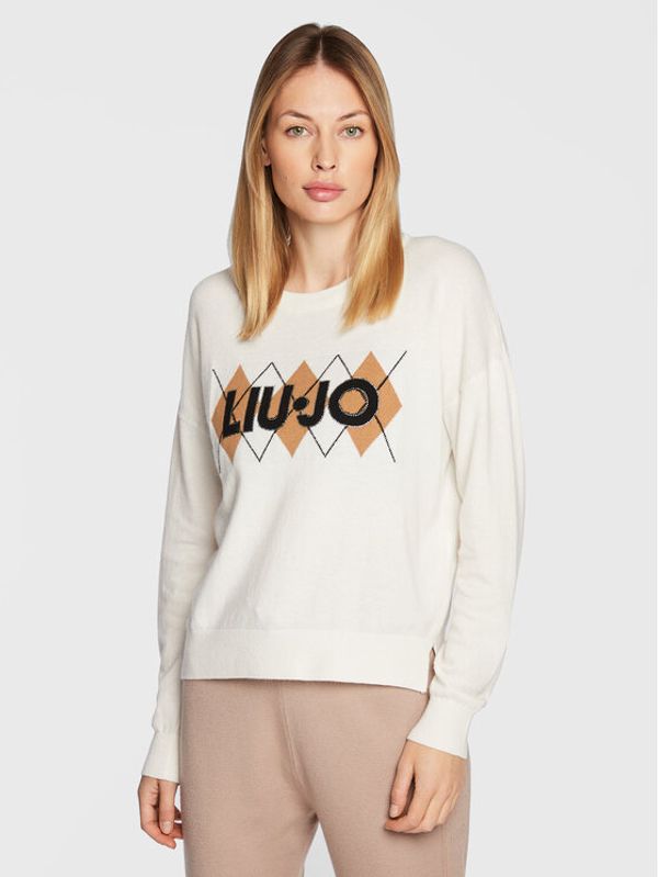 Liu Jo Liu Jo Пуловер WF2451 MS14G Екрю Regular Fit
