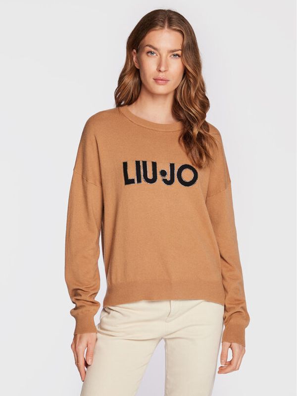 Liu Jo Liu Jo Пуловер WF2451 MS14G Кафяв Regular Fit