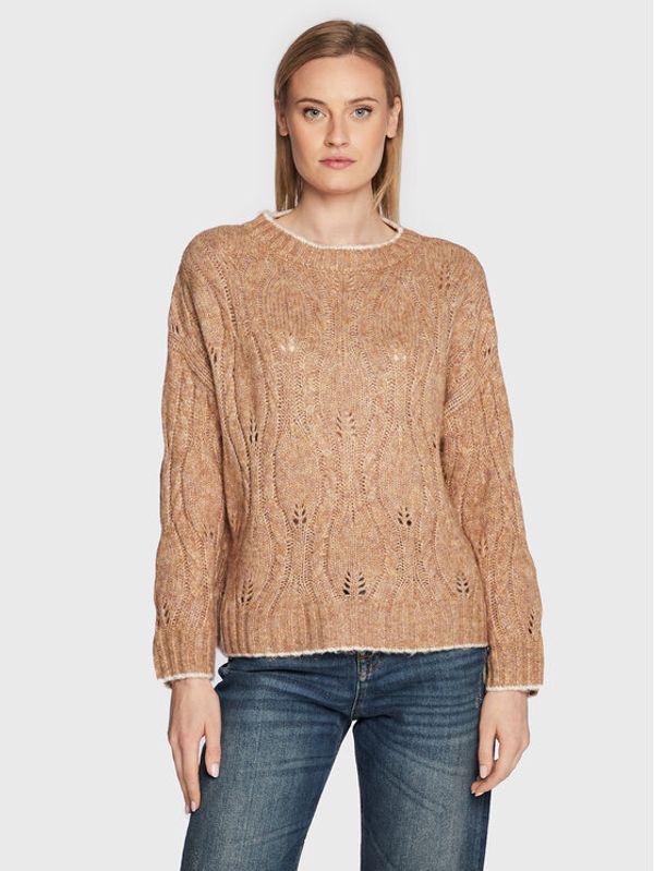 Liu Jo Liu Jo Пуловер WF2510 MA05N Бежов Regular Fit