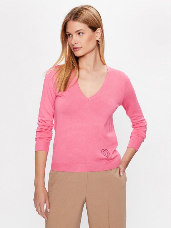 Liu Jo Liu Jo Пуловер WF3127 MA18F Розов Regular Fit